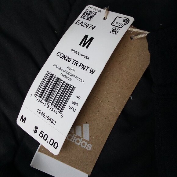 NWT Adidas 3 Stripe Aeroready Track Pants Joggers - Picture 2 of 9